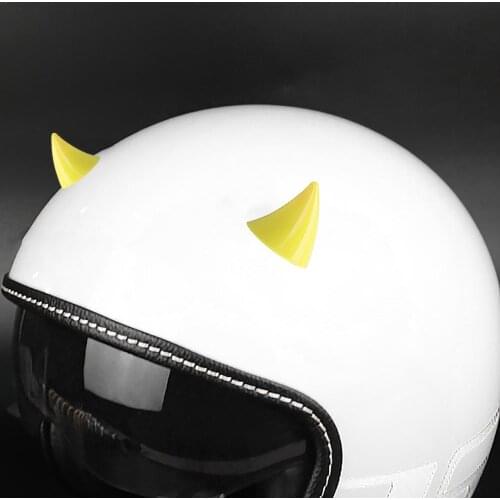 Motorcycle Helmet Corner Plastic Rubber Horn Decoration Accessories Soft Horn Decoration Headwear Rubber Plastic Resilient Sili
