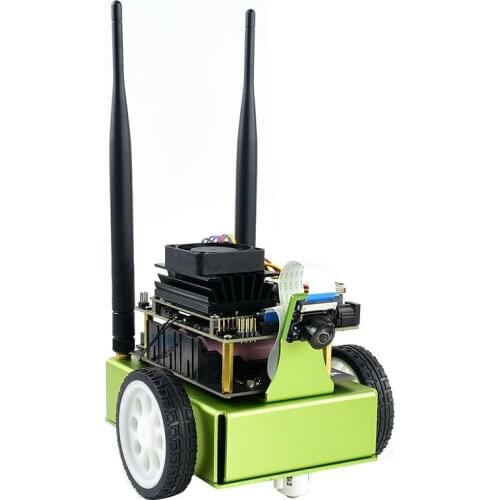 JetBot AI Kit AI Robot Based On NVIDIA Jetson Nano Facial Recognition Object Tracking Artificial Intelligence Robot Car Kit