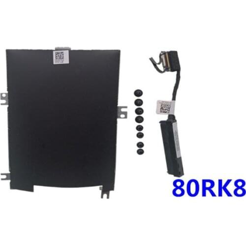 New Sata Hard Drive Cable with HDD Caddy Frame Bracket for Dell Latitude 5470 E5470 HDD Connector P62G 080RK8 04JMFP DC02C00B100