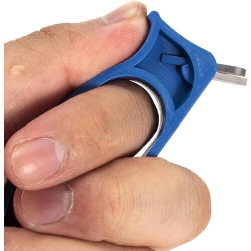 Portable 10cm ABS Diamond Auger Blade Sharpener Winter Ice Fishing Accessory Winter Fishing