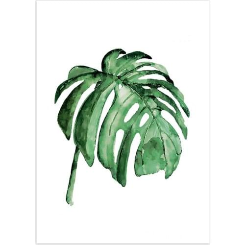 Plants Green Leaves DIY Embroidery Cross Stitch 11CT Kits Needlework Craft Set Printed Canvas Cotton Thread Home Design