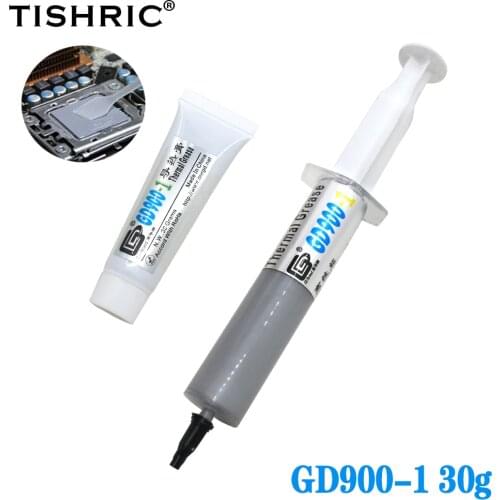 TISHRIC 30G GD900 1 Thermal Grease CPU Cooler Water Cooling Cooler Thermal Paste For CPU Heatsink Plaster Processor Cooler GD900