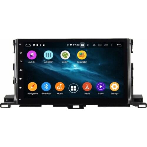 10.1" 2 Din 6 Core Android 9.0 Car Radio For Toyota Highlander 2015-2017 Multimedia Player 4G+64G Car Audio PX6 Stereo DSP
