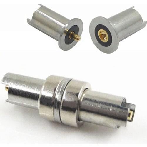 2-20sets 8MM Magnetic DC Power Socket Male Female Plug Jack Interface POGOPIN Magnet Charging Connector For Smart Water Cup LED