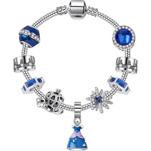 Cinderella Princess Pinyin Bracelet Pan Jiabeier Princess Snowflake Pumpkin Bracelet