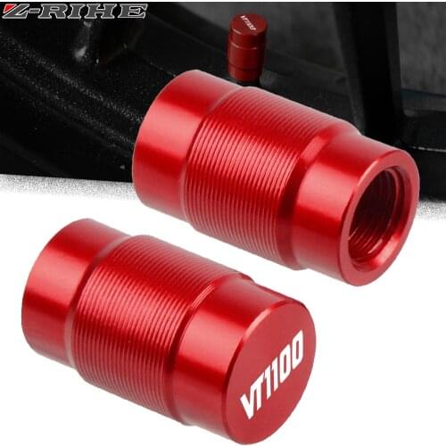 Motorcycle For Honda VT1100 VT1100C Spirit 1995-2006 2005 CNC Aluminum Accessorie Wheel Tire Valve Stem Caps Airtight Covers