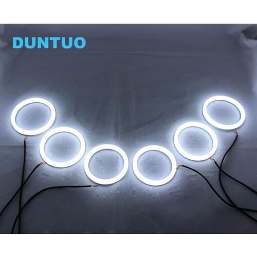 Double Color Turn Signal Lights Angel Eyes Cotton LED Car Headlight Ring For 2005 2006 2007 2008 2009 2010 2011 Alfa Romeo 159