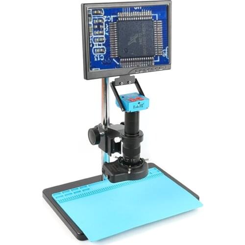 2K 30MP HDMI Camera 180X 300X Zoom Lens Industrial Digital Video Microscopio Set For Electronic PCB Soldering Repair