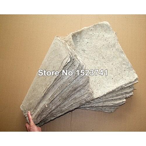 Chinese Pure Mulberry Paper Antique Method Handmade Natural Color Calligraphy Painting Rice Paper Fiber Xuan Paper Rijstpapier