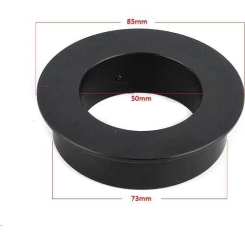 Stereo Microscope 76mm to 50mm Ring Adapter For 300X 180X C mount Lens Video Microscope Camera For 76mm Adjustment Bracket
