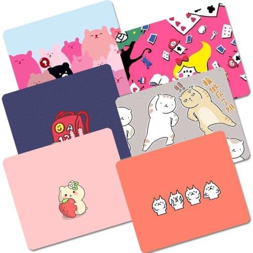 Rabbit mouse pad anime cartoon square trumpet can thicken waterproof gaming mouse pad computer keyboard non-slip