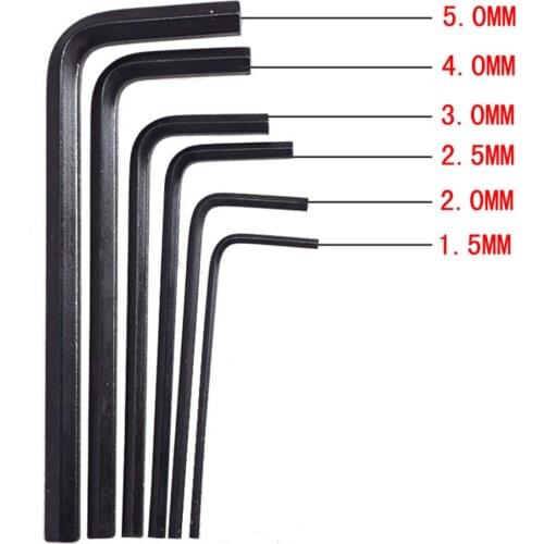 MagiDeal 6Pcs Guitar Repair Allen Wrench for Guitar Bass Adjustment Tools