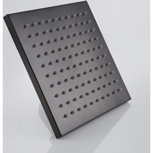 Oil Rubbed Bronze Stainless Steel 8-Inch Shower Head Fixed Mount Rainfall Style Bathroom Overhead Showerhead