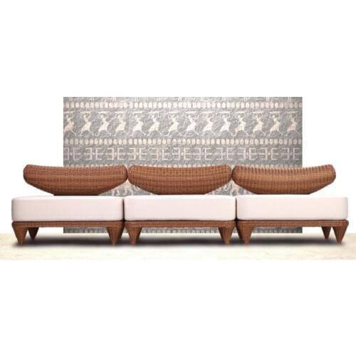 Newest High Quality waterproof italian cebu used resin wicker patio furniture for sale