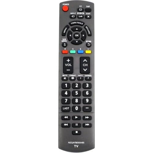 New N2QAYB000485 Remote Control fit for Panasonic TV TC-P54S2 TC-P58S2 TC-P65S2 TC-42PX34 TC-42PX34 TC-P42S30