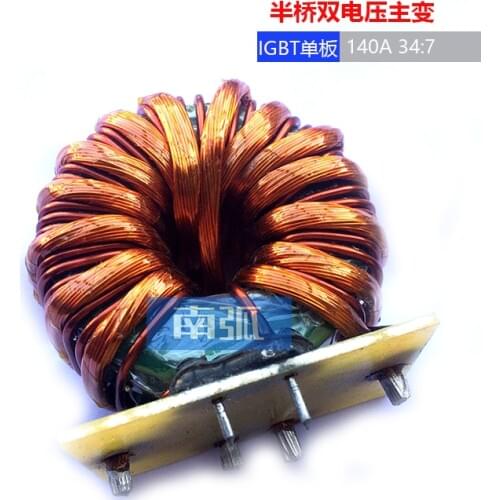 Single Board Welder Main Transformer Ferrite Transformer IGBT Single Pipe Welder Transformer Double Voltage Transformer 34:7
