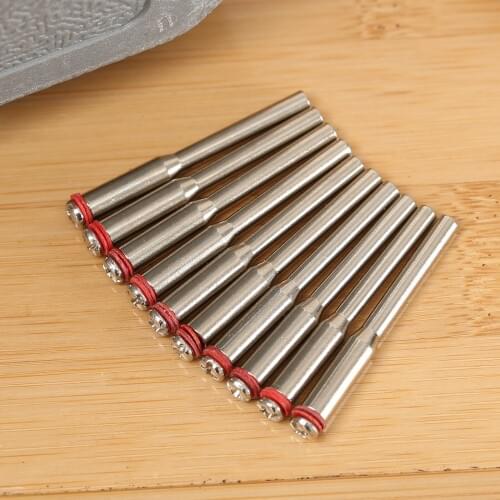 10Pcs 3.175mm Polishing Wheel Cutting Disc Mandrels For 2.0mm Dia Wheel Cutting Wheel Holder For Dremel Rotary Tool