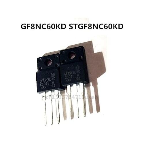 Original 5pcs/ GF8NC60KD STGF8NC60KD TO-220F 600V 8A