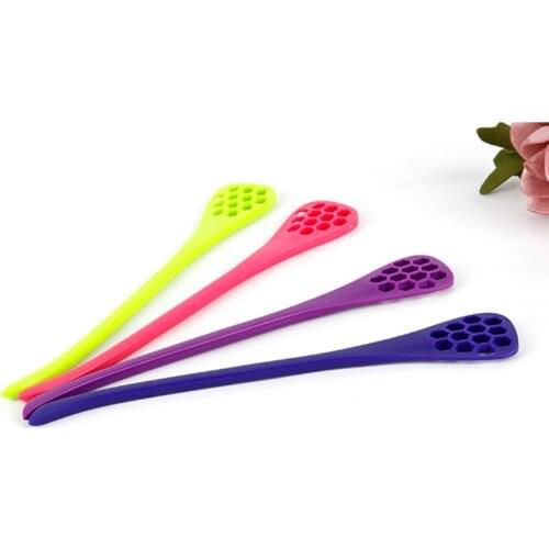 Salon Hairdressing Dyeing Brush Stirrer Dye Cream Whisk Honeycomb Hair Color Stirring Stick Rod Mixer Barber Hairstyling 27RC