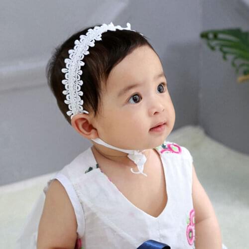 Flower Girl Headband Baby Lace Headbands Lace Crown Toddler accessories Christening Headband Newborn Photo Prop baptism HB321S