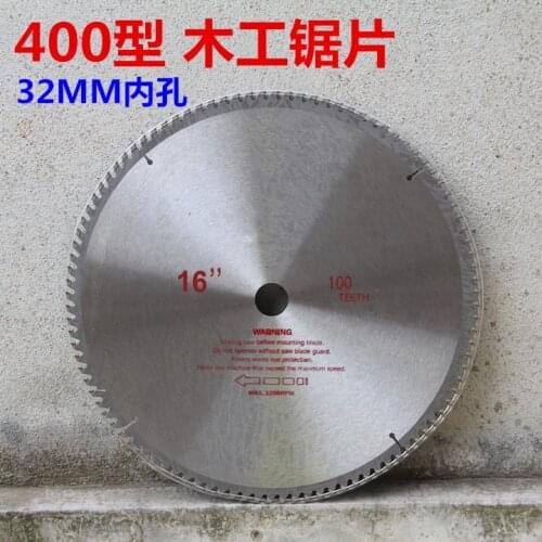 400 woodworking saw blade 400*3.0*32MM 100 teeth woodworking saw blade alloy cutting blade