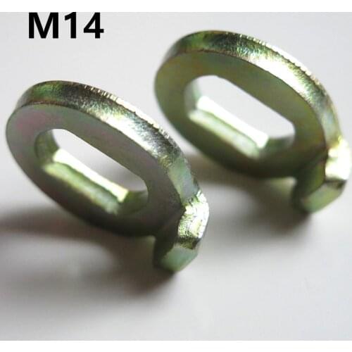 2pcs M12/M14 Washer For Electric Bike Hub Motor Torque Anti-Rotation Steel Washer Ebike Universal Component