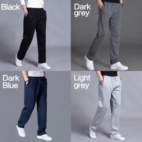 Cotton Joggers Men Jogging Sweatpants Sportswear Knit Tracksuit Sports Pants Trousers Oversize Wide Leg Clothing 5xl 2021 Spring