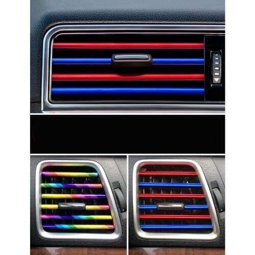 Car-styling 2021 New U Shaped DIY Air Vent Grille Decoration for LADA Priora Limousine sport Kalina Granta Vesta X-Ray XRay AUTO