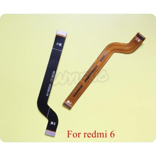 Wyieno 10Pcs/Lot Redmi6 Main LCD Ribbon For Redmi 6A Mainboard Motherboard Connect Flex Cable Repair Parts