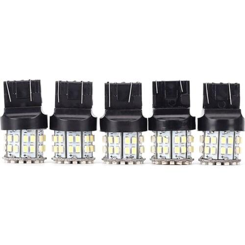 1Pc Super Bright T20 7443 W21/5W 1206 50SMD Car Tail Turn Braket Parking LED Lamp