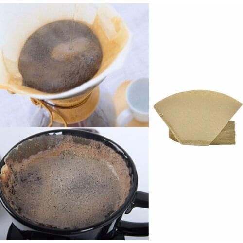 101 "V" Shape Coffee Cup Filter Paper Espresso Machine Mocha Pot Strainer Sheet