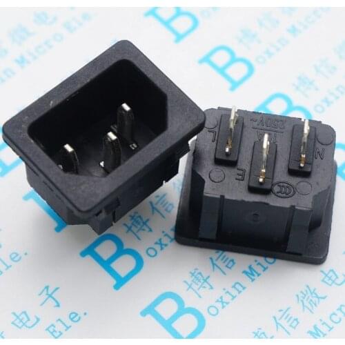 40pcs Power outlet AC-05 feet 3 feet of copper products copper word card-bit embedded AC power outlet