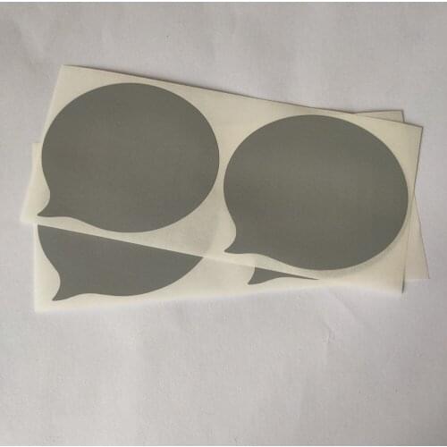 500pcs Scratch Off Sticker 60x70mm Quadrate Silver Color Blank For Postcard Cover Stationery Message Wedding Game Sticker