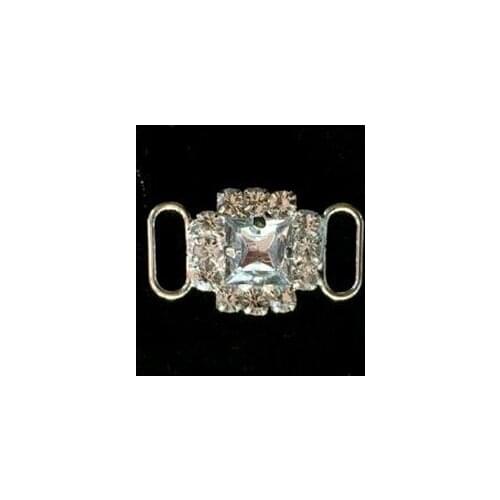 5 PCS/lot 20mm Mini Crystal Rhinestone Bikini Connectors/ Buckle Metal Chain For Swimming Wear Bikini Decoration