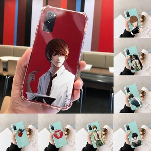 Death Note Ryuk kira Phone Case Transparent For Samsung S 10 9 20 11 7 8 21 6 P Edge PLUS ULTRA 4G 5G