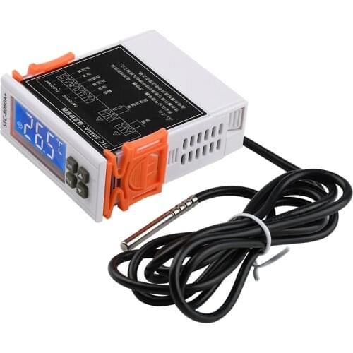Digital Temperature Controller 12V 24V 220V Automatic Timing Defrost Intelligent Thermostat Alarm Function 40%off
