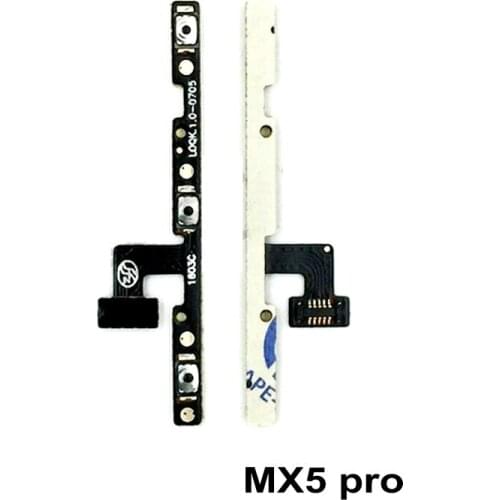 For MEIZU MX5pro New Original Power on/off+Volume up/down Switch Button Flex Cable Repair Parts