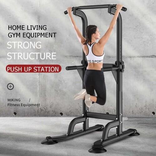 Fitness Station Pull-Up Push-Up Bars Adjustable Height Pull Up Gym Exercise Workout Body Fitness Strength Training Equipment