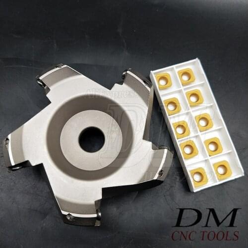 KM12 80-27-5T milling cutter head is used for SEHT1204 Face milling cutter 45° degrees Indexable Fast Alloy End Mill