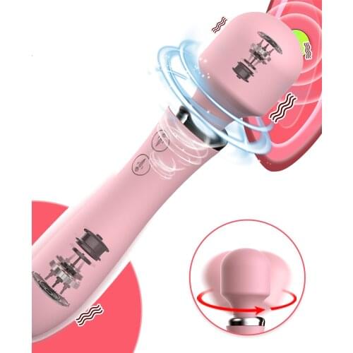 Av Wand Massager for Female Vagina Masturbation Dildofor Women Double Head Vibrator G-spot Clitoral Stimulation Sex Toys Adults