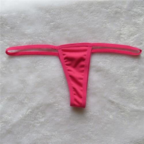 Micro bikini tanga mujer swimwear bikinis biquini tankini sexy lingerie thong Solid color color String Long strip simple classic