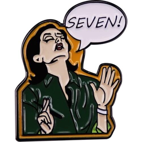 BG1277 Cartoon Funny Enamel Pins Friends TV Show Brooch Badge for Backpack Collar Lapel Pin Hat Jewelry Gifts for Friends