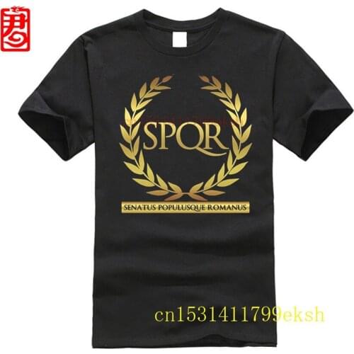 New 2020 Hot Summer Casual T-shirt Printing Ancient Rome Spqr Emblem Mens Premium T-shirt By