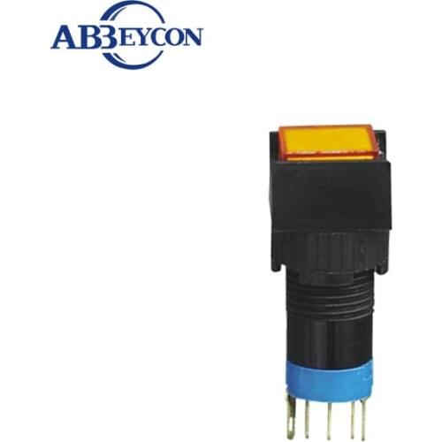 NS247 CE ROHS A12-11SF-N SPDT ON-(ON) with lamp square button push switch