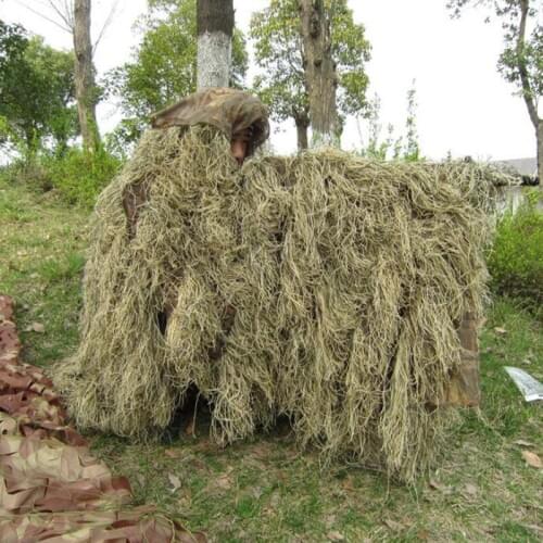 Ghillie hunting camouflage hunting suit secret shooting aerial sniper clothes camouflage suits clothes with cover bags