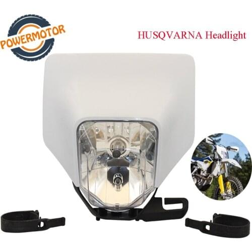 Motorcycle Headlight Head Lamp Head Light Lamp Fairing For HusqvarnaEXC EXCF XC XCF XCW SX TC TE FE 250 300 350-530Dirt Bike