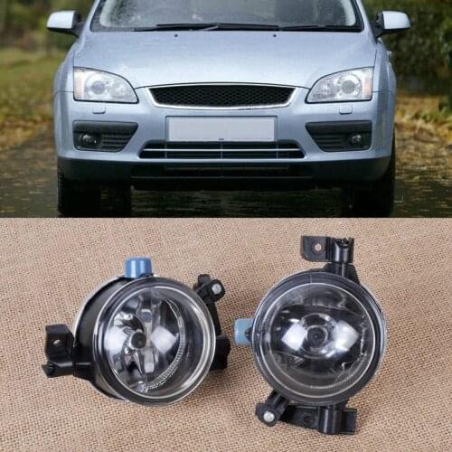 Novel-LED Left +Right Side Fog Lights Lamp H8 Fog Lamp Assembly for Ford Focus 2005-2007 3M51-15K201-AA 3M51-15K202-AA