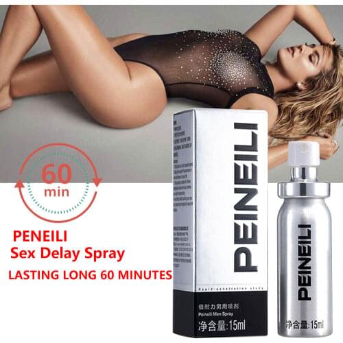 Peineili Sex Delay Spray for Men Male External Use Anti Premature Ejaculation Prolong 60 Minutes Penis Enlargment Pills Adult
