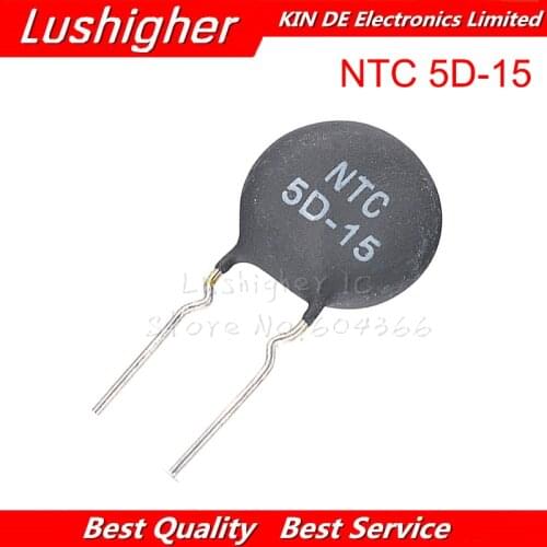 10pcs NTC Thermistor Resistor NTC 5D-15 5D15 Thermal Resistor