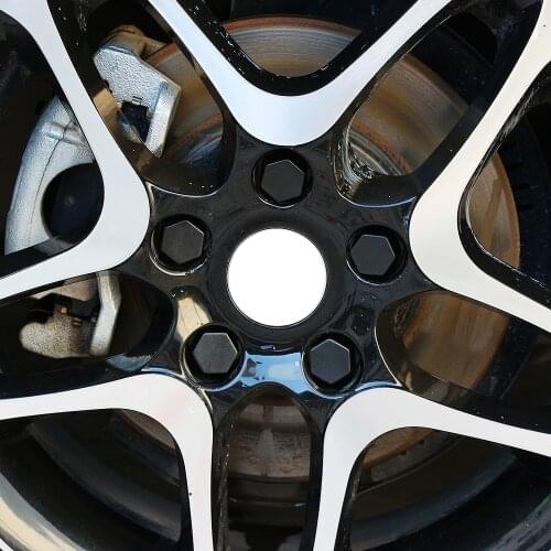 20Pcs 19mm Silicone Hexagonal Socket Car Wheel Hub Screw Cover, Nut Caps Bolt Rims Exterior Decoration & Protection